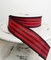 1.5 inch Red/Black Ticking Stripe Wired Ribbon - Classic Charm for Wreathmaking, Crafts, and Decor-RGA1015WJ